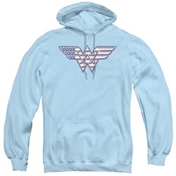 Dc - Mens Red,White & Blue Pullover Hoodie