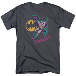 Dc Comics - Mens Swinger T-Shirt In Charcoal