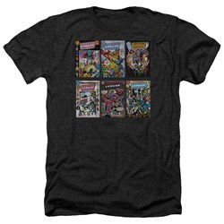 DC Comics - Mens Dco Covers Heather T-Shirt