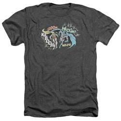 Dc Comics - Mens Action Duo T-Shirt In Charcoal