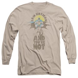 Dc Comics - Mens And You'Re Not Long Sleeve Shirt In Sand