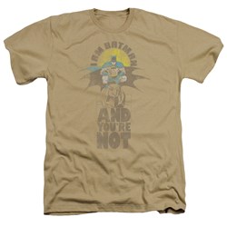 Dc Comics - Mens And You'Re Not T-Shirt In Sand