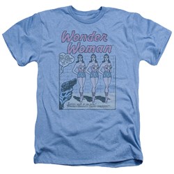 Dc Comics - Mens Multiple Ww T-Shirt In Light Blue