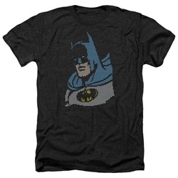 DC Comics - Mens Lite Brite Batman Heather T-Shirt