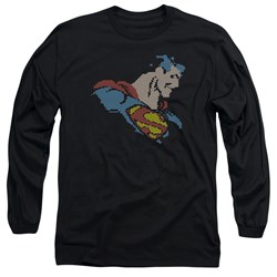 Dc - Mens Lite Brite Superman Longsleeve T-Shirt