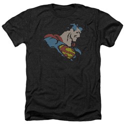 DC Comics - Mens Lite Brite Superman Heather T-Shirt