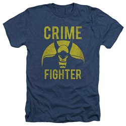Dc - Mens Fight Crime Heather T-Shirt