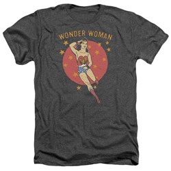 Dc - Mens Wonder Circle Heather T-Shirt
