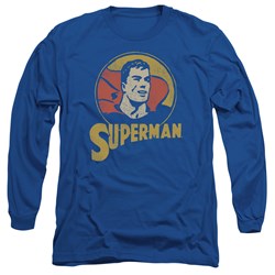 Dc - Mens Super Circle Long Sleeve T-Shirt