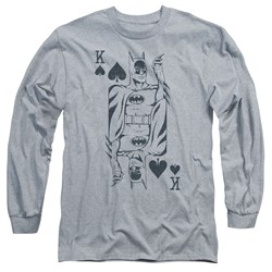 Dc - Mens Bat Card Long Sleeve T-Shirt