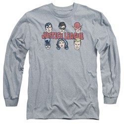 Dc - Mens Justice Lineup Long Sleeve T-Shirt