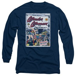 DC Comics - Mens Ww For President Long Sleeve T-Shirt
