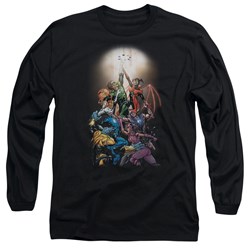 Green Lantern - Mens Gl New Guardians #1 Long Sleeve Shirt In Black