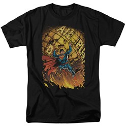 Superman - Mens Superman #1 T-Shirt In Black