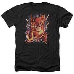 Justice League - Mens Flash #1 Heather T-Shirt