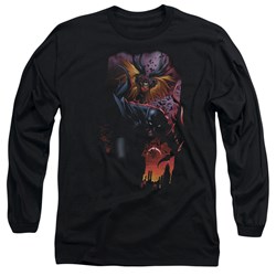 Batman - Mens Batman & Robin #1 Long Sleeve Shirt In Black