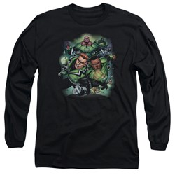 Green Lantern - Mens Corps #1 Long Sleeve Shirt In Black
