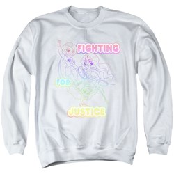 Dc Superhero Girls - Mens Fighting For Justice Sweater