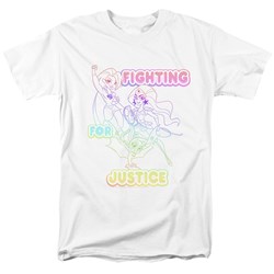 Dc Superhero Girls - Mens Fighting For Justice T-Shirt