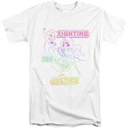 Dc Superhero Girls - Mens Fighting For Justice Tall T-Shirt