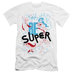 Dc Superhero Girls - Mens Be Super Premium Slim Fit T-Shirt