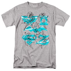 Dc Superhero Girls - Mens Line Art Group T-Shirt