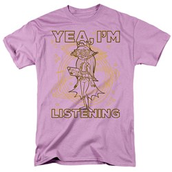 Dc Superhero Girls - Mens Listening T-Shirt