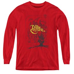 Dark Crystal - Youth Poster Lines Long Sleeve T-Shirt