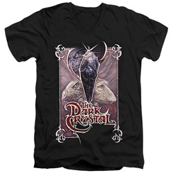 Dark Crystal - Mens Wicked Poster V-Neck T-Shirt