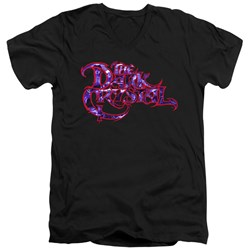 Dark Crystal - Mens Collage Logo V-Neck T-Shirt