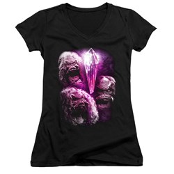 Dark Crystal - Juniors Howling V-Neck T-Shirt