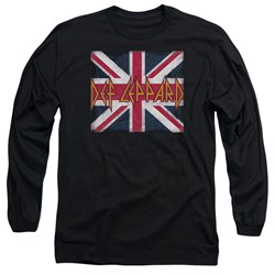 Def Leppard - Mens Union Jack Long Sleeve T-Shirt