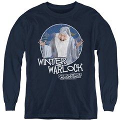 Santa Claus Is Comin To Town - Youth Winter Warlock Long Sleeve T-Shirt