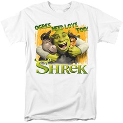 Shrek - Mens Ogres Need Love T-Shirt