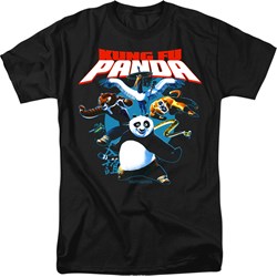 Kung Fu Panda - Mens Kung Fu Group T-Shirt