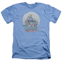 Masters Of The Universe - Mens He Man And Crew Heather T-Shirt