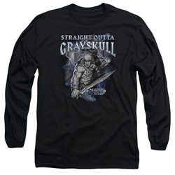 Masters Of The Universe - Mens Straight Outta Grayskull Long Sleeve T-Shirt