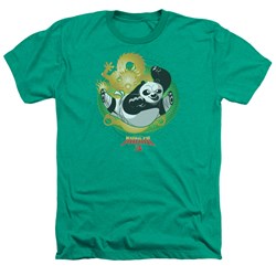 Kung Fu Panda - Mens Drago Po Heather T-Shirt