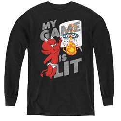 Hot Stuff - Youth Game Is Lit Long Sleeve T-Shirt