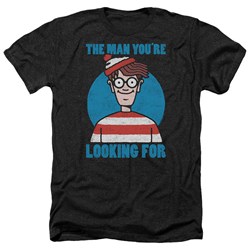 Wheres Waldo - Mens Looking For Me Heather T-Shirt