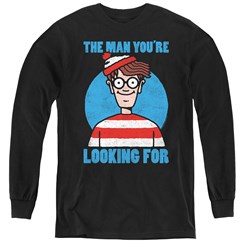 Wheres Waldo - Youth Looking For Me Long Sleeve T-Shirt
