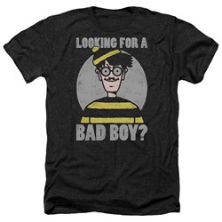 Wheres Waldo - Mens Bad Boy Heather T-Shirt
