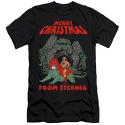 Masters Of The Universe - Mens Eternia Christmas Premium Slim Fit T-Shirt