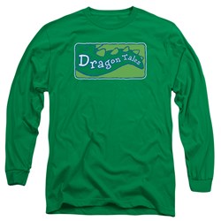 Dragon Tales - Mens Logo Clean Long Sleeve T-Shirt