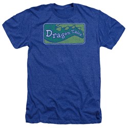 Dragon Tales - Mens Logo Distressed Heather T-Shirt