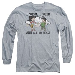 Dragon Tales - Mens I Wish With All My Heart Long Sleeve T-Shirt