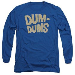 Dum Dums - Mens Distressed Logo Longsleeve T-Shirt