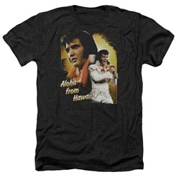 Elvis - Mens Aloha Heather T-Shirt