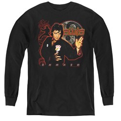 Elvis Presley - Youth Karate Long Sleeve T-Shirt
