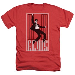 Elvis Presley - Mens One Jailhouse T-Shirt In Red